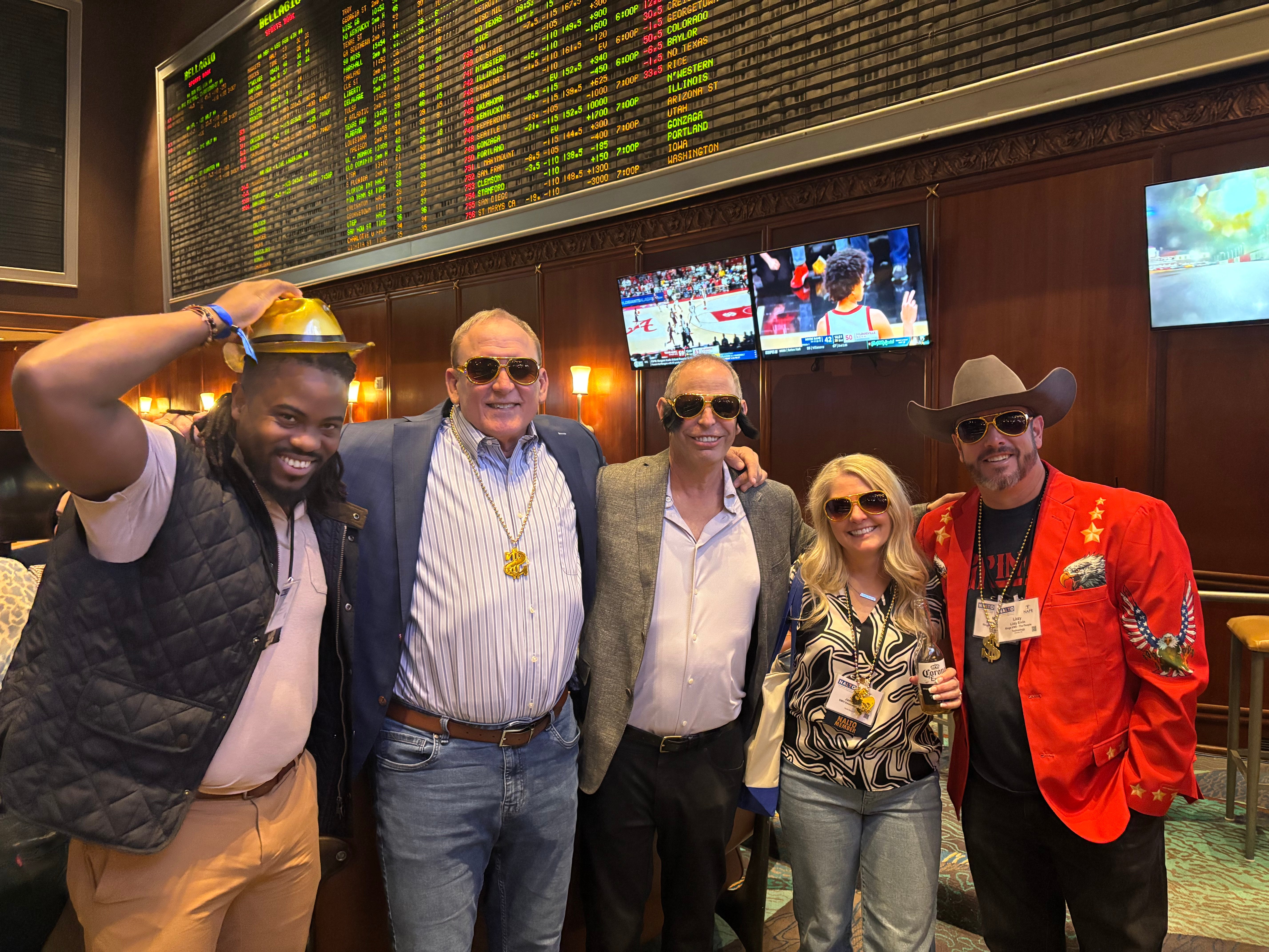 Healthcare staffing leaders networking at NALTO NAPR 2026 in Las Vegas, connecting with Ringo’s vendor-neutral workforce management team.