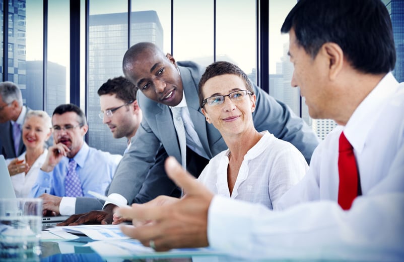 Business people in a meeting Business people in a meeting